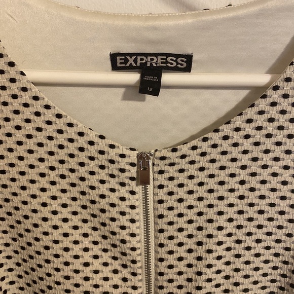 Express Black & White Dress Size 12 - Picture 2 of 4